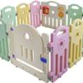 SAR 300,  Baby-Playpen-Playard-for-Babies-Infants-Toddler-14-Panels-Safety-Kids-Play-Pens-Indoor-Bab