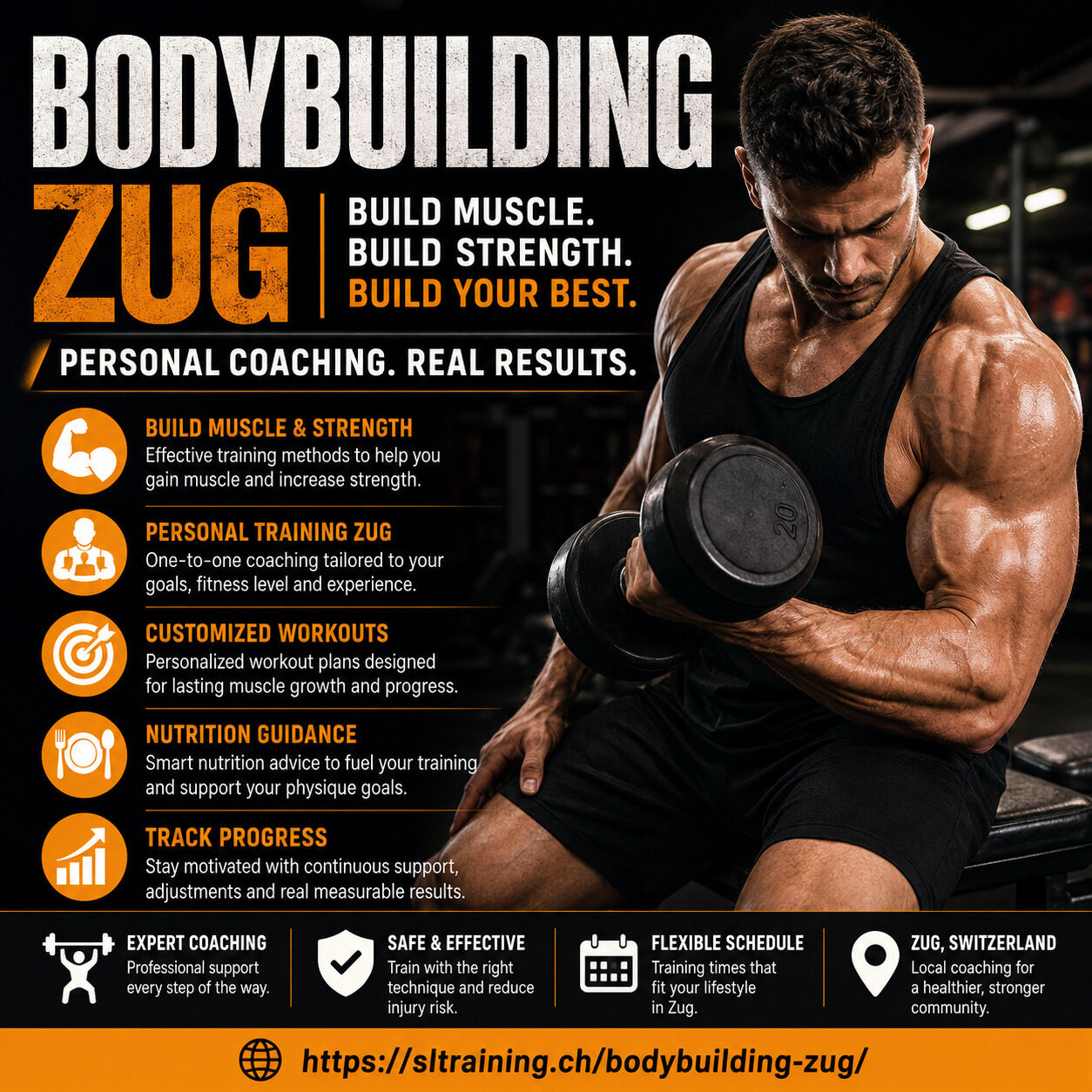 Geneva, Health, Bodybuilding Zug &ndash; Successful Muscle Building With Warm And Personalized Support Right Her