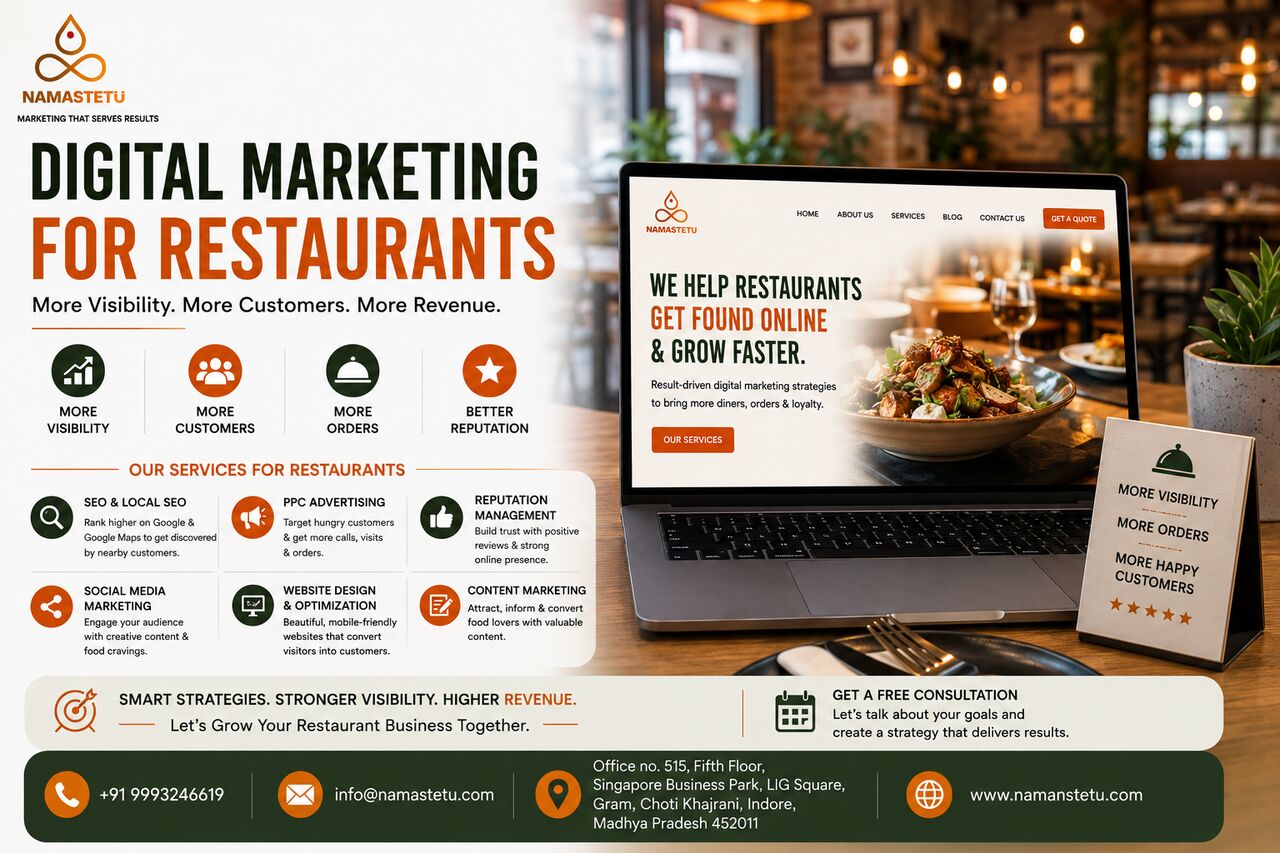 Indore, Marketing, Digital Marketing For Food And Beverage Businesses