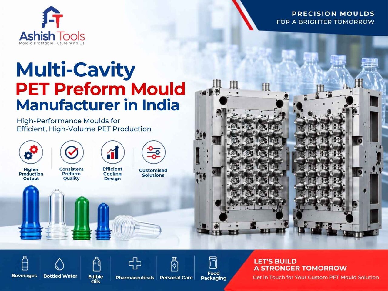 Noida, Industrial Machinery, Multi-Cavity PET Preform Mould Manufacturer In India