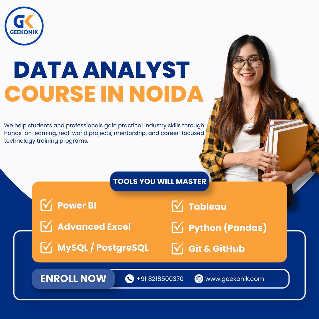 Lucknow, Lessons Offered, Data Analyst Course In Noida | Geekonik