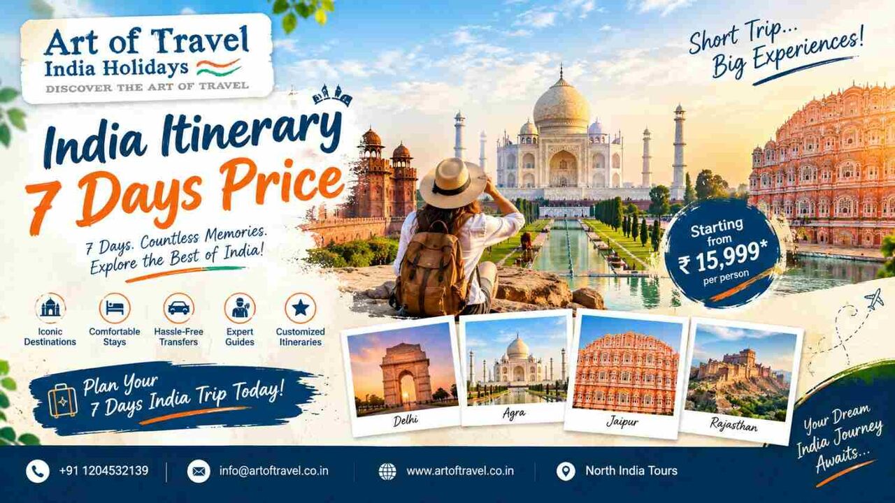 New York, Legal, India Itinerary 7 Days Price
