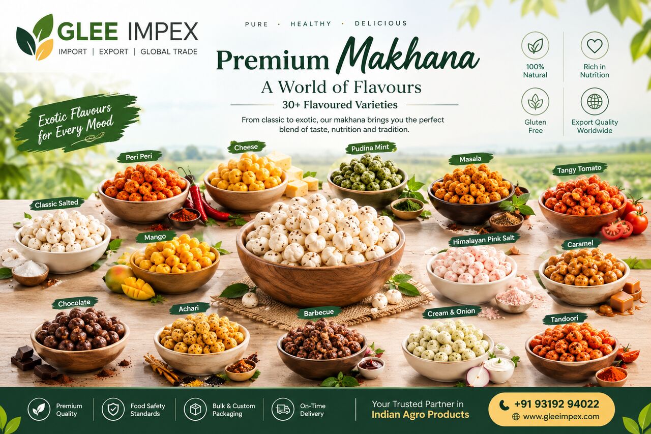 Noida, General, Top Makhana Exporter In India &ndash; Glee Impex