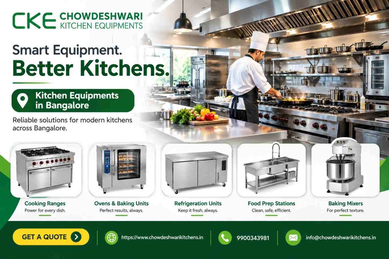 Bangalore, Materials, Kitchen Equipments In Bangalore