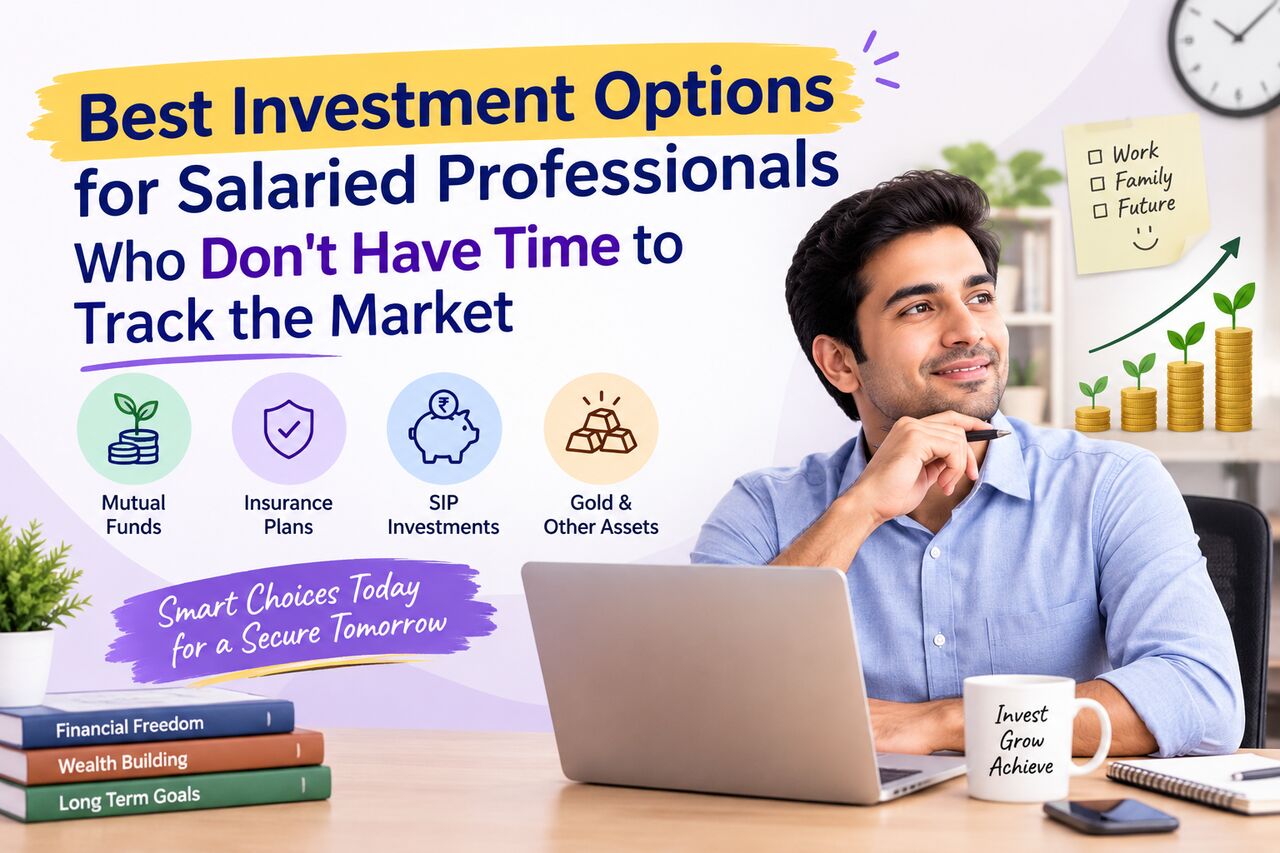 Chandigarh, Financial, Best Investment Options For Salaried Professionals Who Don&rsquo;t Have Time To Track The Market