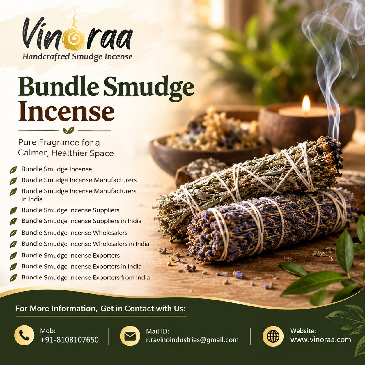 Mumbai, Business, Bundle Smudge Incense Manufacturers In India &ndash; Vinora