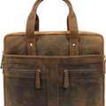 Leather Briefcase For 16-Inch Laptop