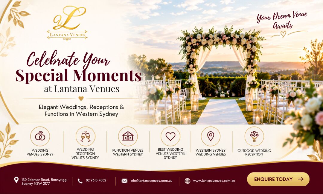 Sydney, Business, Best Wedding Venues Western Sydney For Unforgettable Moments