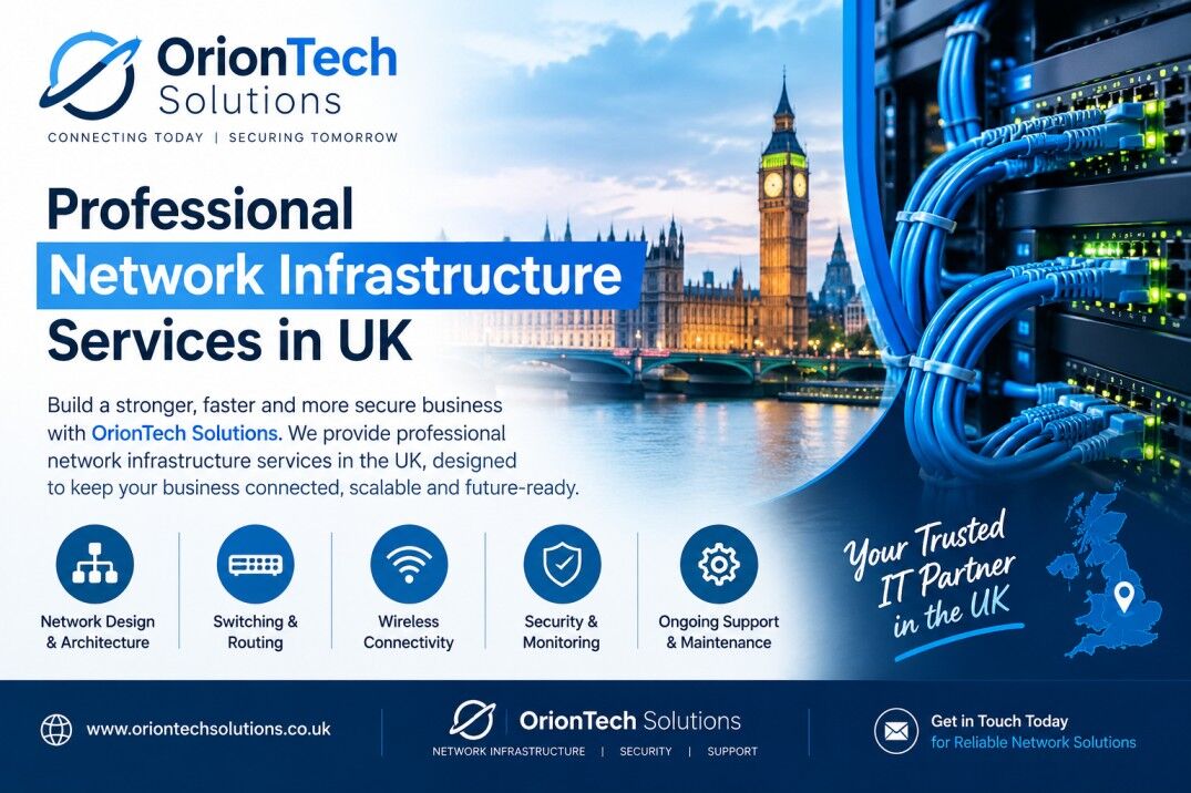 London, Computer, Professional Network Infrastructure Services In UK