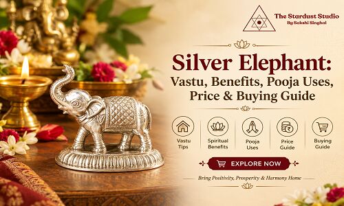 Gurgaon, Business, Buy Pure Silver Elephant Online At Best Price | The Stardust Studio