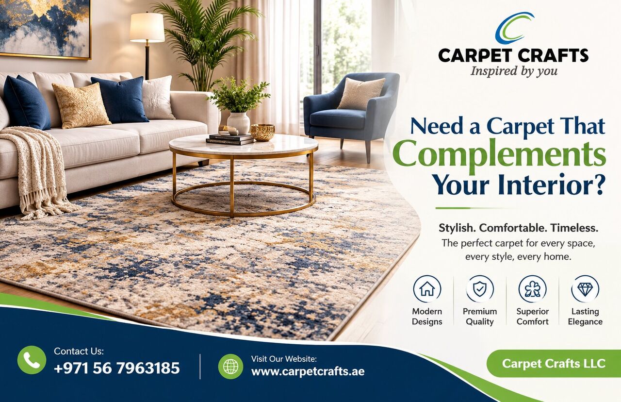 Dubai, Household, Need A Carpet That Complements Your Interior? Carpet Crafts LLC Can Help