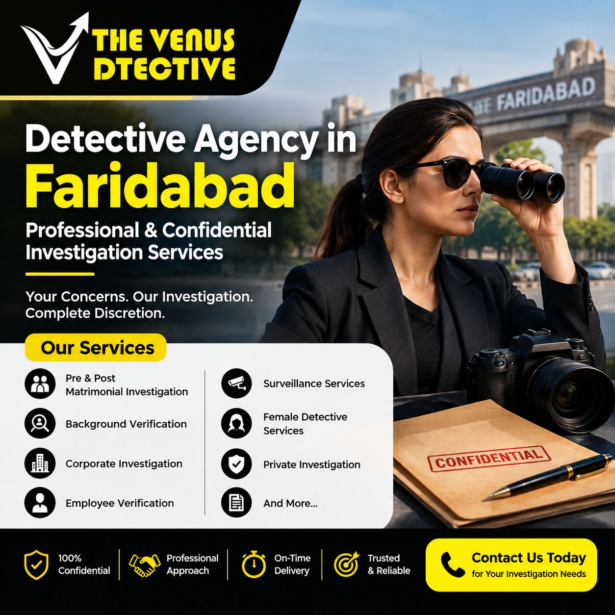 Faridabad, Legal, Detective Agency In Faridabad: Professional Investigation Services