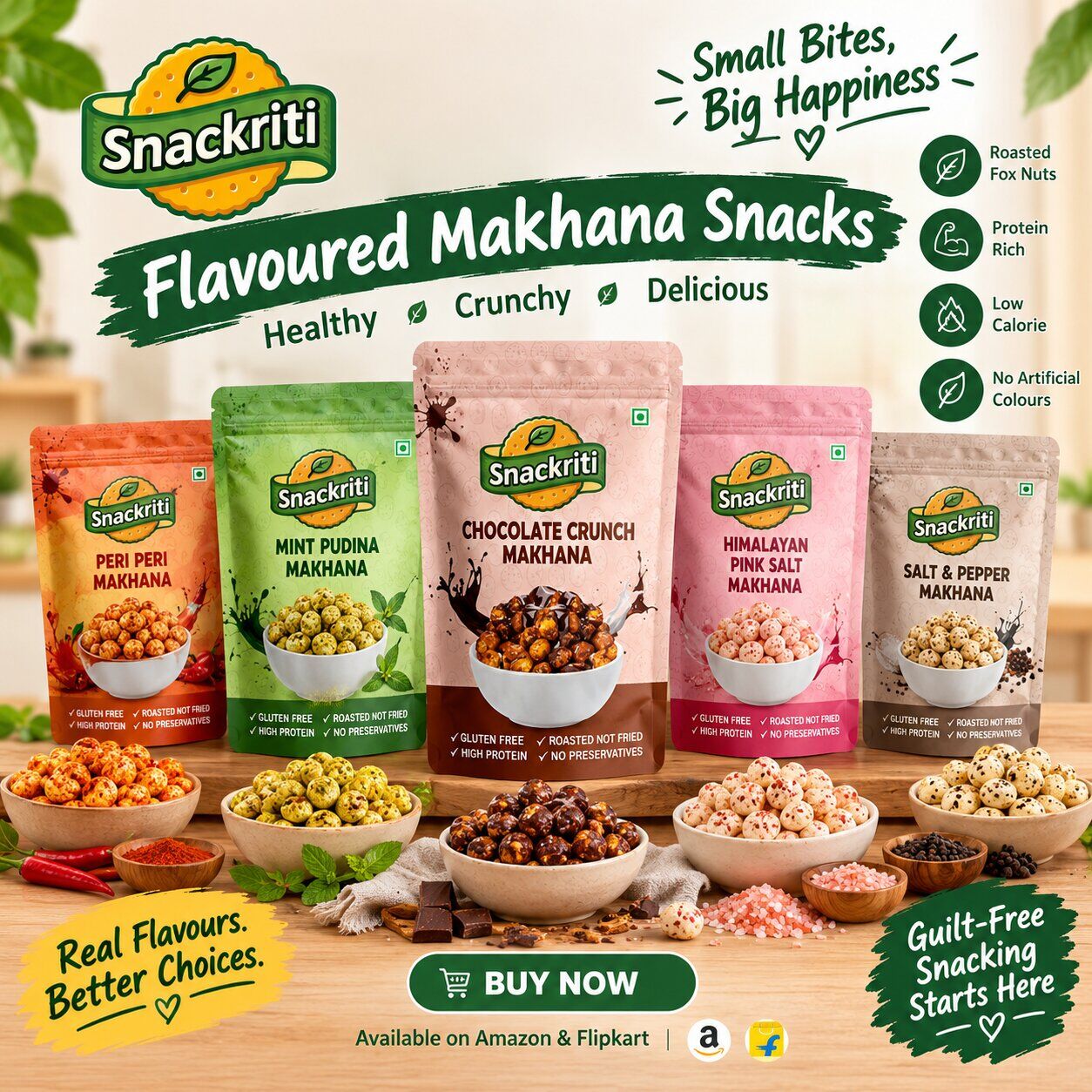 Mumbai, Food, Healthy & Crunchy Munching By SNACKRITI
