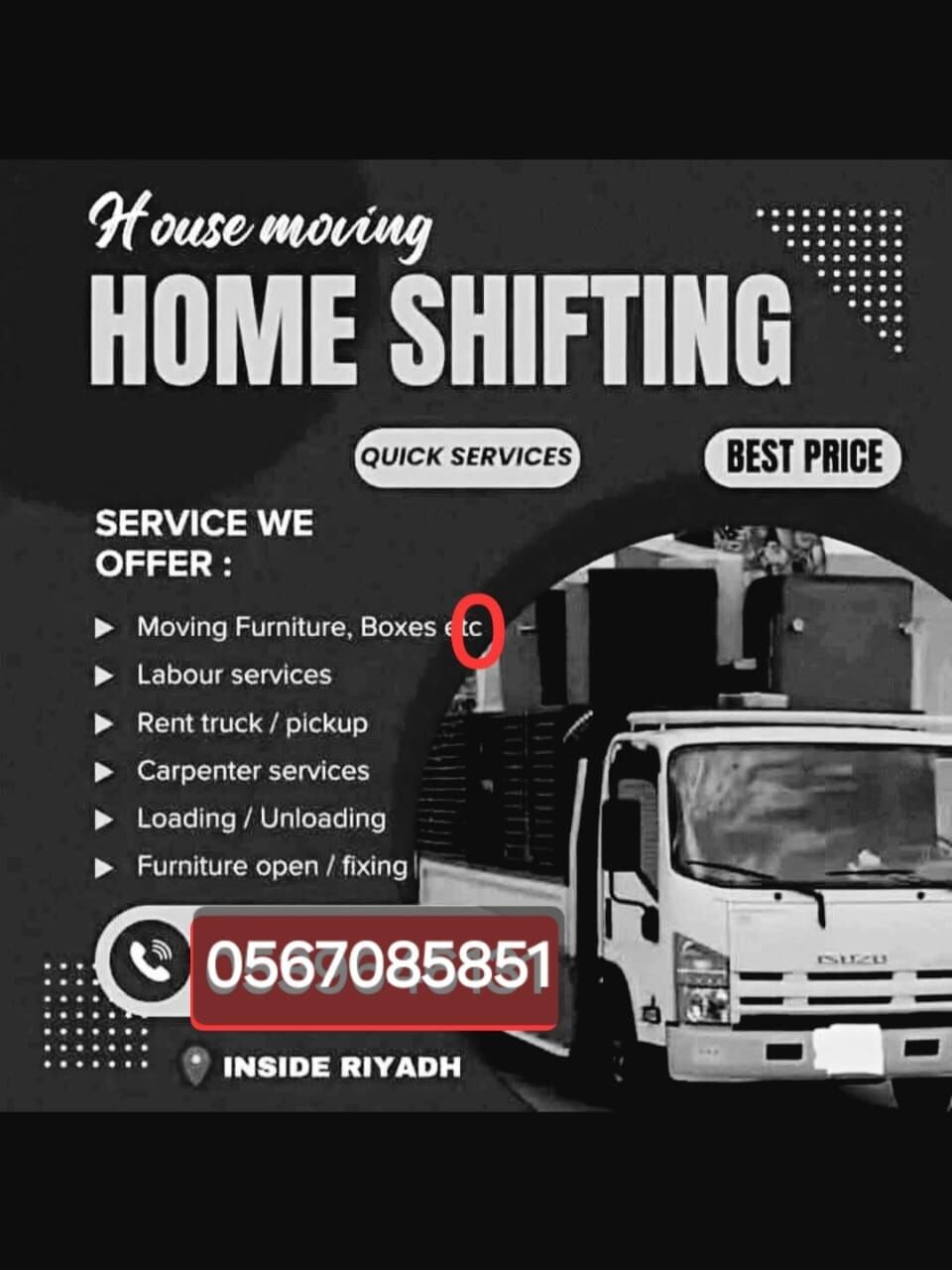 Riyadh, Recycling, Home Shifting And Packeer Ofice Picup Drup