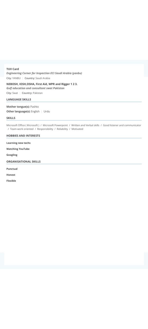 Jeddah, Job Seekers, Saftey Officer