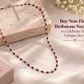 INR 8100,  Buy Now Fine Birthstone Necklace To Celebrate Your Unique Story