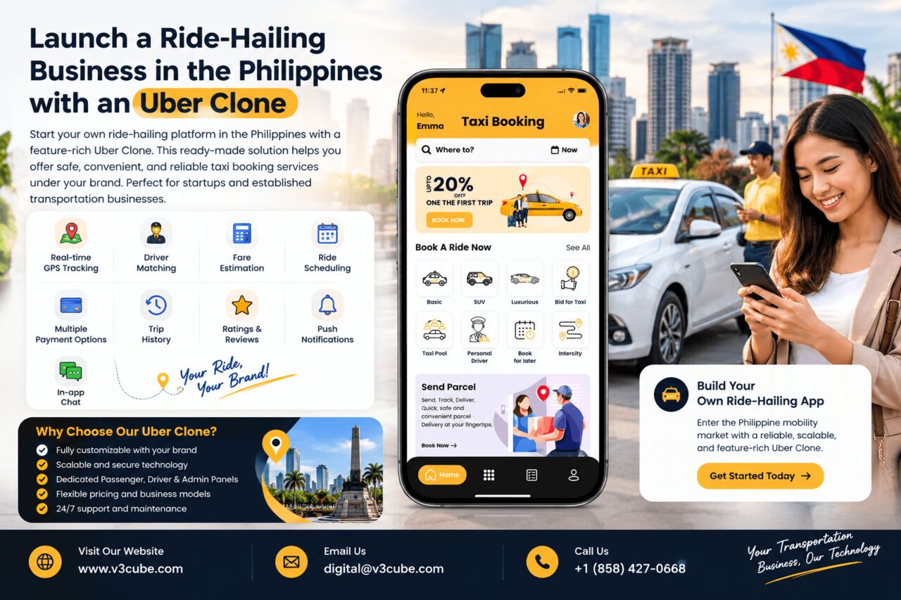 Dubai, Mobile Apps, Launch A Ride-Hailing Business In The Philippines With An Uber Clone