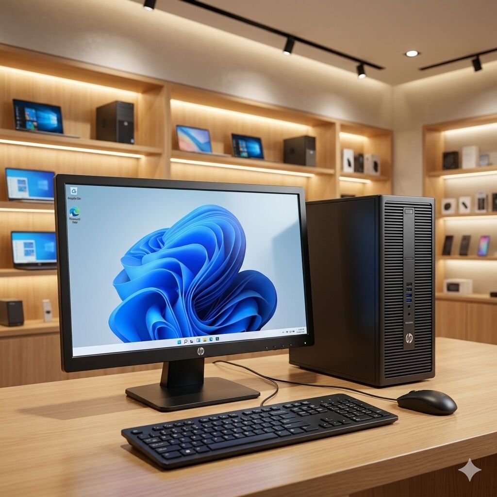 Isa Town, Computers, BHD 68,  Back To School Offer HP Core I5 6th Generation Computer Set HP Wide LED Monitor + 8GB RAM