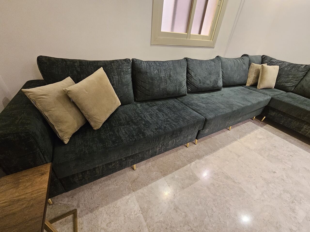 Jeddah, Furniture, SAR 2000,  Luxury Royal Green Sofa For Sale In Al Wurood, Jeddah