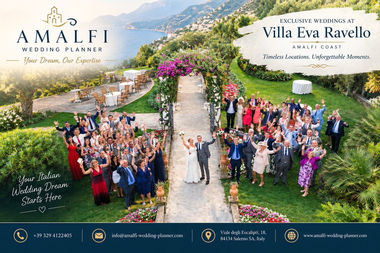 Milan, Event Planning, Villa Eva Ravello &ndash; A Stunning Wedding Venue On The Amalfi Coast