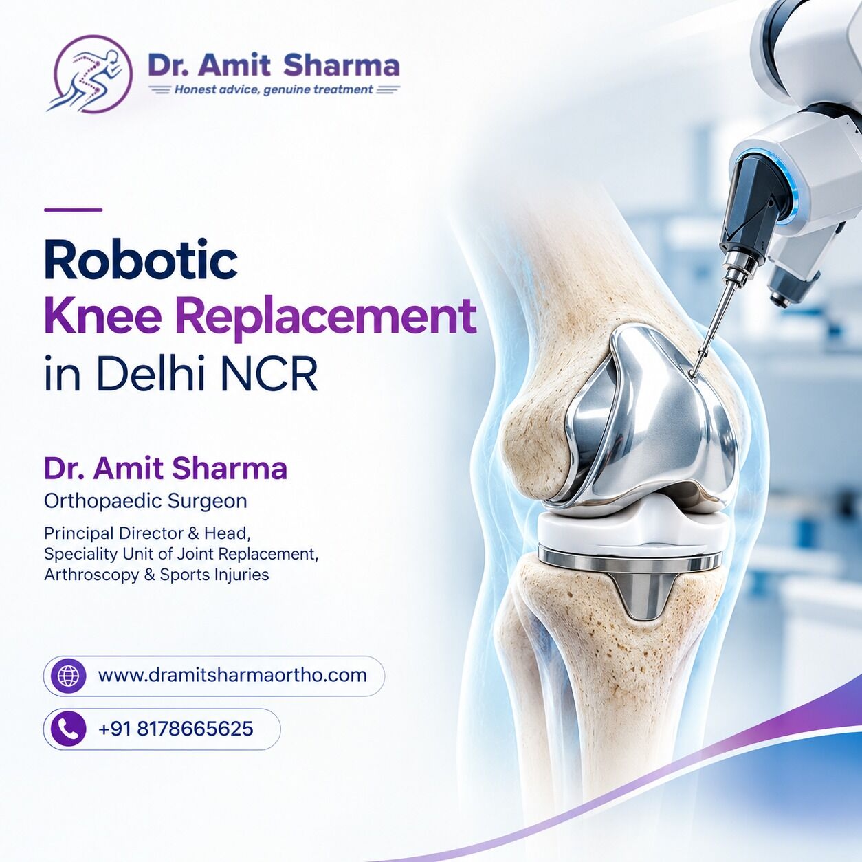 Ghaziabad, Health, Robotic Knee Replacement In Delhi-NCR
