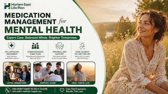 New York, Health, Medication Management For Mental Health In NYC At Harlem East Life Plan