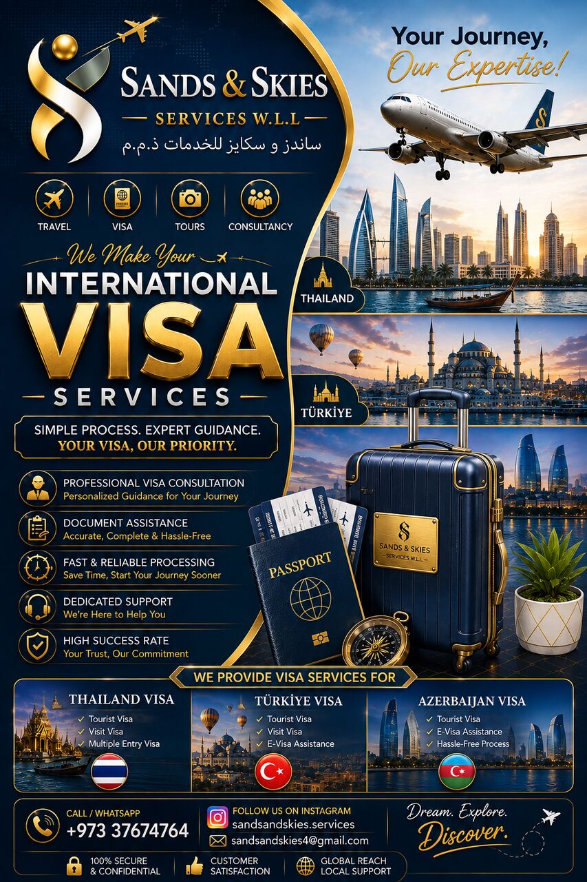 Manama, Marketing, ✈️ Travel Further With The Right Visa Support