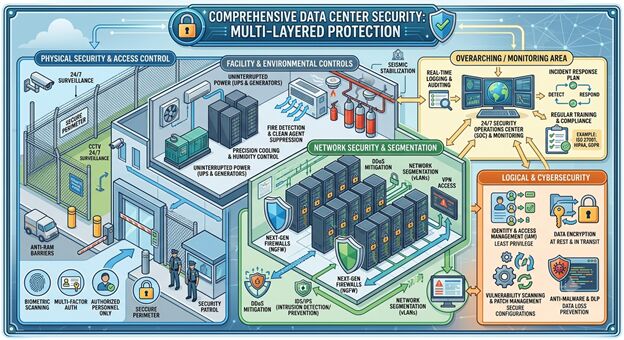 Kuwait City, Computer, Data Center Security For Financial Institutions In Kuwait & GCC
