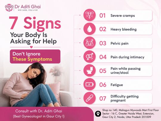 Greater Noida, Health & Beauty Items, 7 Warning Signs You Shouldn&rsquo;t Ignore | Best Gynecologist In Gaur City