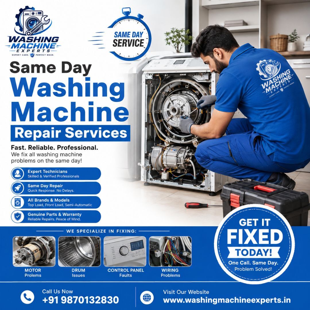 Gurugram, Business, A Guide To Washing Machine Repair Services In Gurgaon