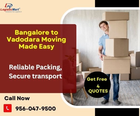 Bangalore, Household, Packers And Movers Bangalore To Vadodara - Charges