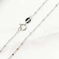 14K White Gold Chain Necklace For Women