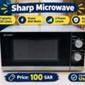 SAR 100,  Sharp Microwave 20L &ndash; Used &ndash; 100 SAR