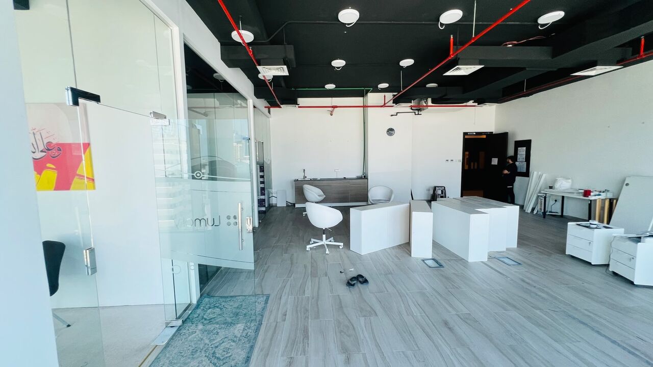 Burhama, Offices, BHD 500,  120 Sq. Meter,  MODERN & SPACIOUS OFFICE FOR RENT IN BURHAMA (SANABIS)