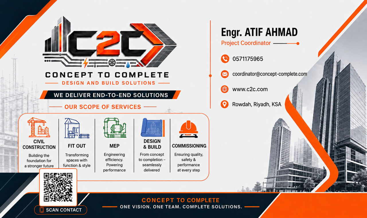 Riyadh, Business, Contracting & Maintenance Services &ndash; Saudi Arabia