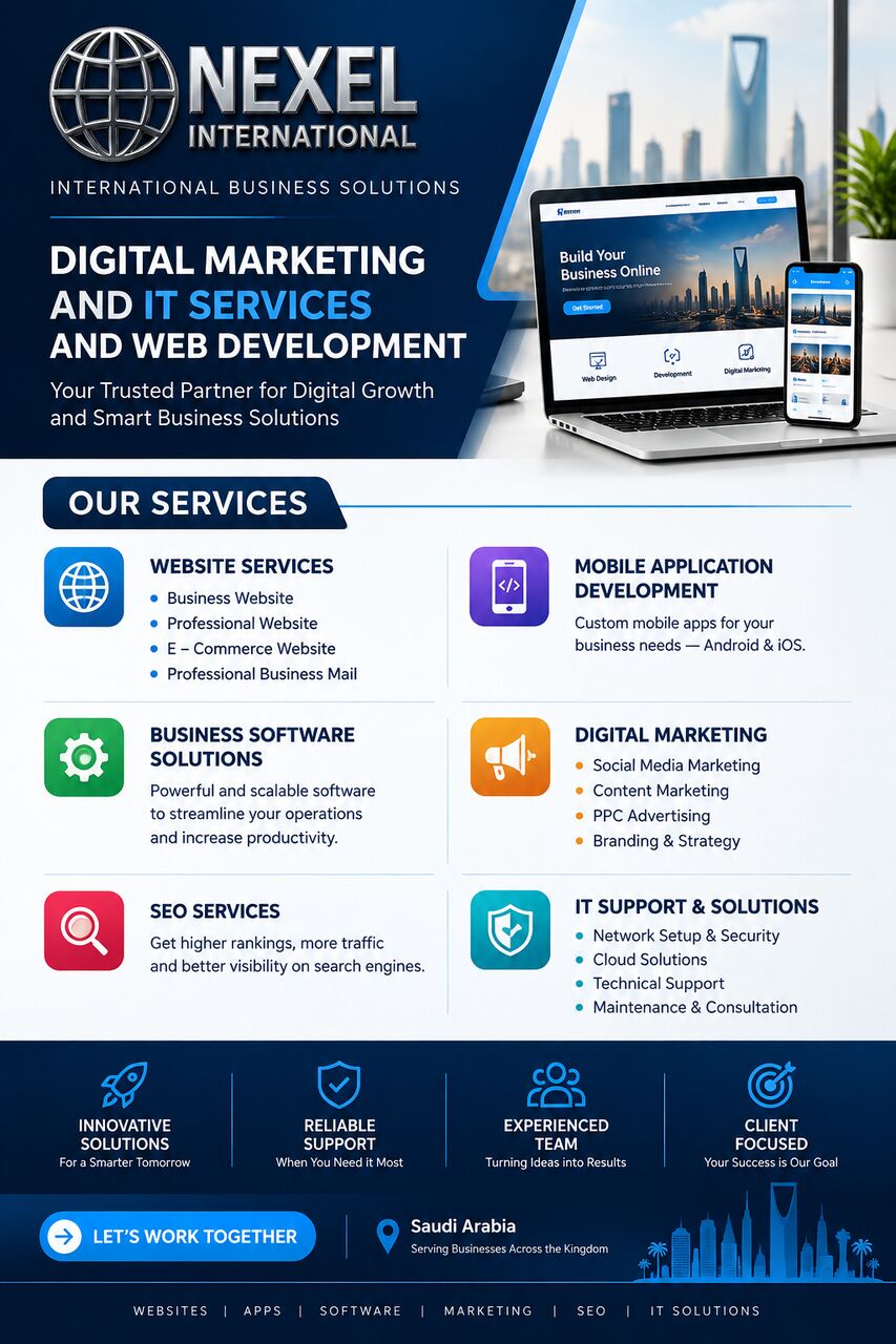 Jubail, Web Design & Development, Professional Web Development Services In Saudi Arabia