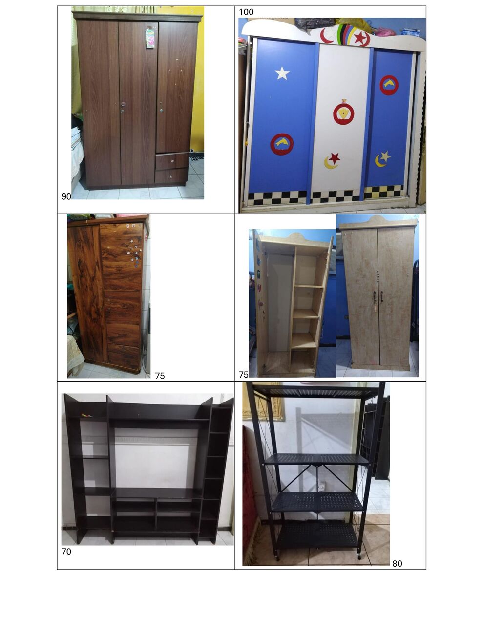 Jeddah, Furniture, SAR 100,  Fridge, ACs, Washing Machine, Cupboards, Sofa Fans Etc