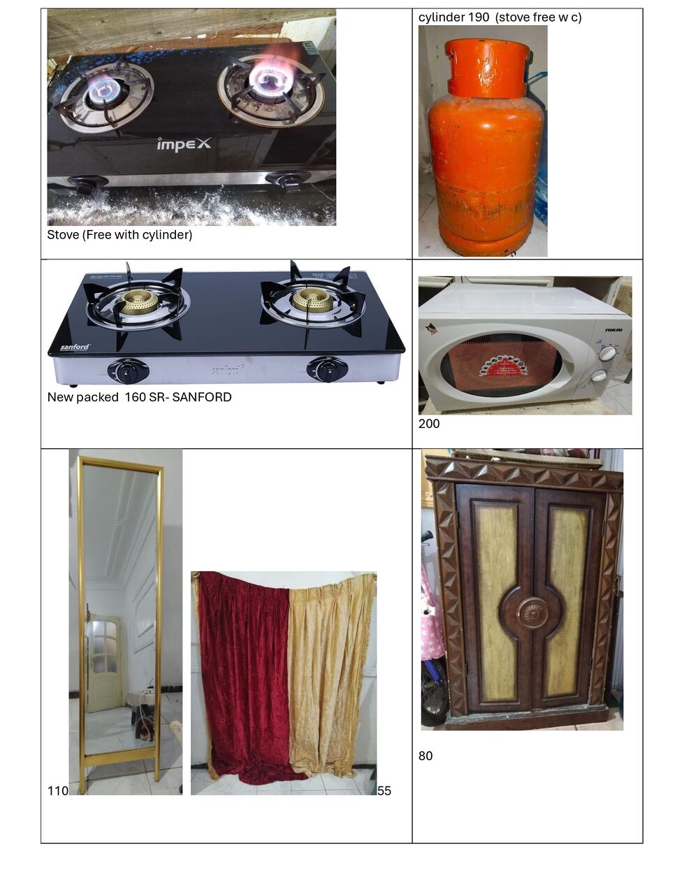 Jeddah, Furniture, SAR 100,  Fridge, ACs, Washing Machine, Cupboards, Sofa Fans Etc