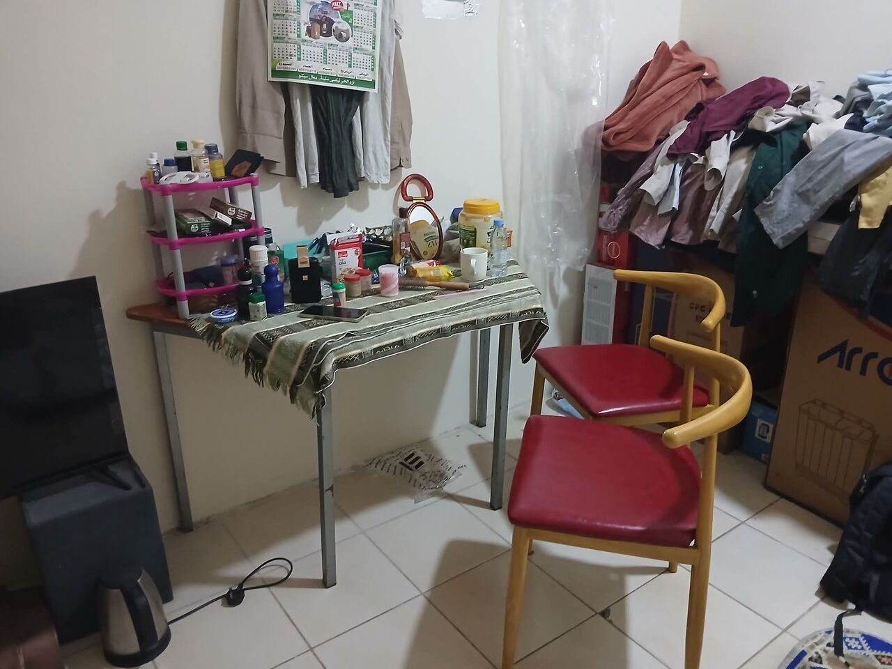 Al Thuqbah, Furniture, SAR 100,  2 Steel Table And 2 Chairs