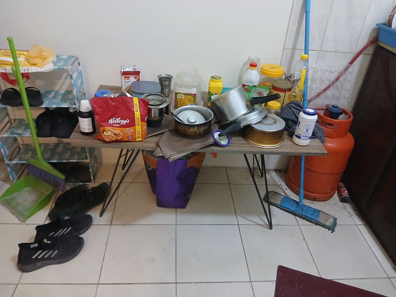Al Thuqbah, Furniture, SAR 100,  2 Steel Table And 2 Chairs