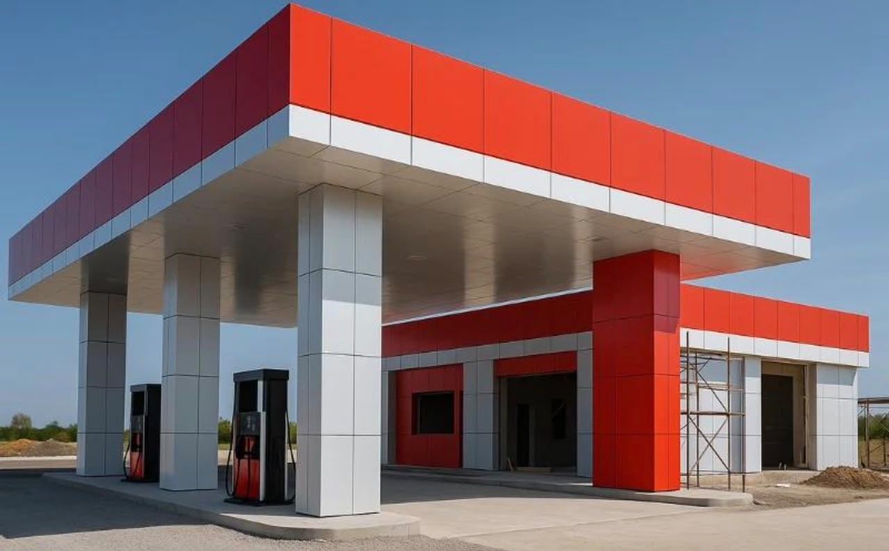 Khobar, Air Conditioning, Petrol Station ACP Cladding Work Subcontractor