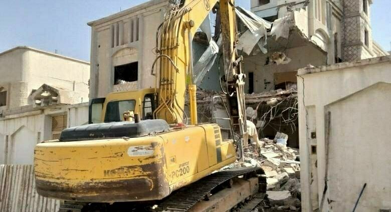 Riyadh, Recycling, هدم المباني في الرياض العوامل ... المؤثرة وكي