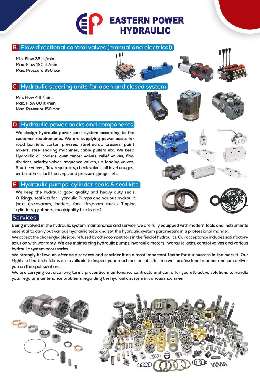 Dammam, Technical, Eastern Power Hydraulics - Repair | Maintenance | OEM Parts