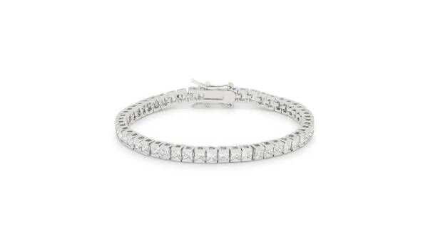 New York, Appliances, USD 81,  Cubic Zirconia Tennis Bracelet | Princess Pink CZ Jewelry