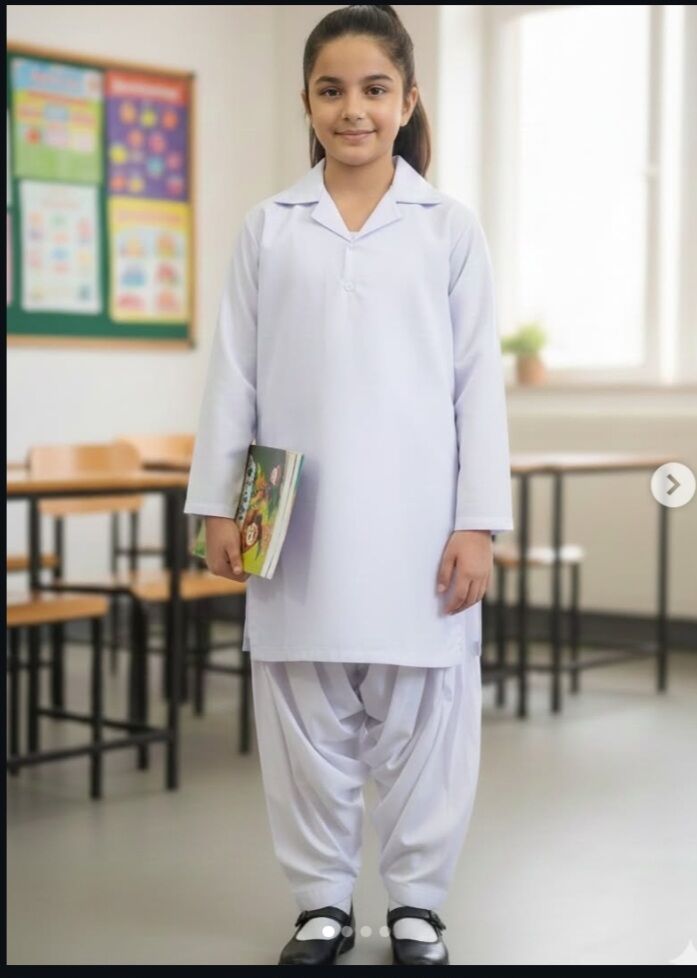 Riyadh, Clothing & Accessories, SAR 39,  White PE Shirt []for Girls]
