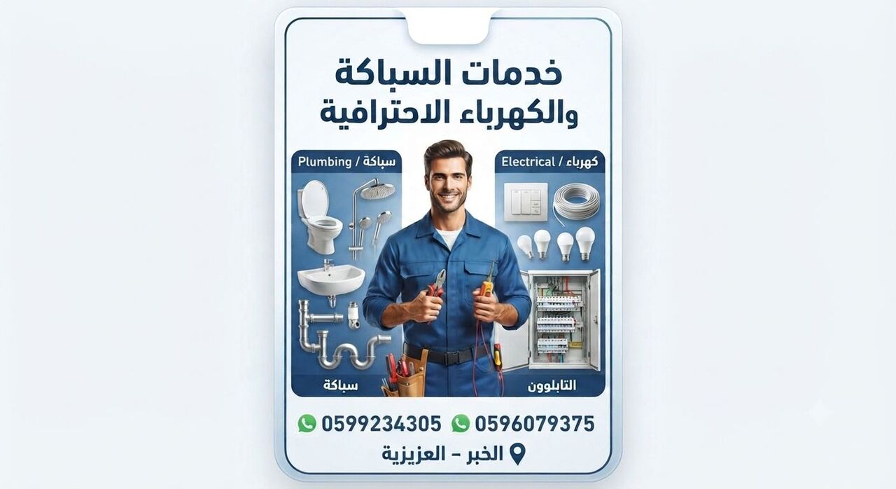 Al Aziziyah, Technical, Emergency Electrician And Plumber Service In Al Khobar & Al Aziziyah