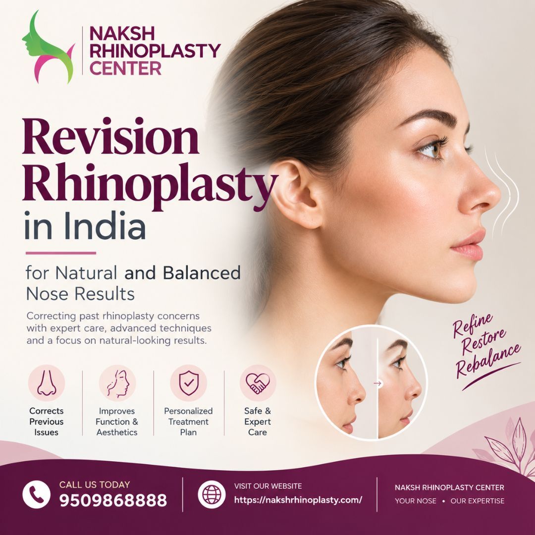 Jaipur, Health, Revision Rhinoplasty In India For Natural And Balanced Nose Results