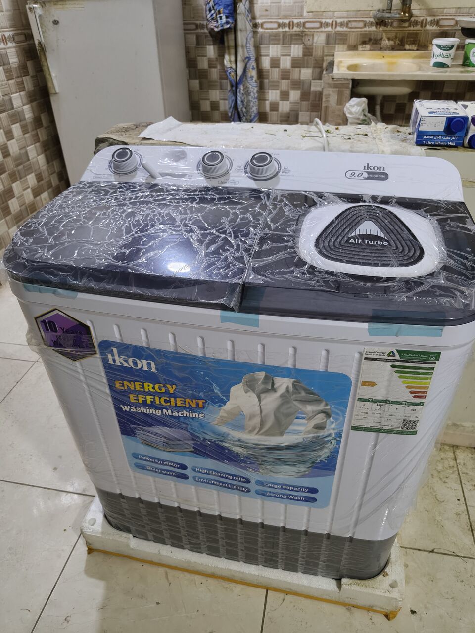 Riyadh, Household Items, SAR 400,  Ikon Washing Machine 9Kg