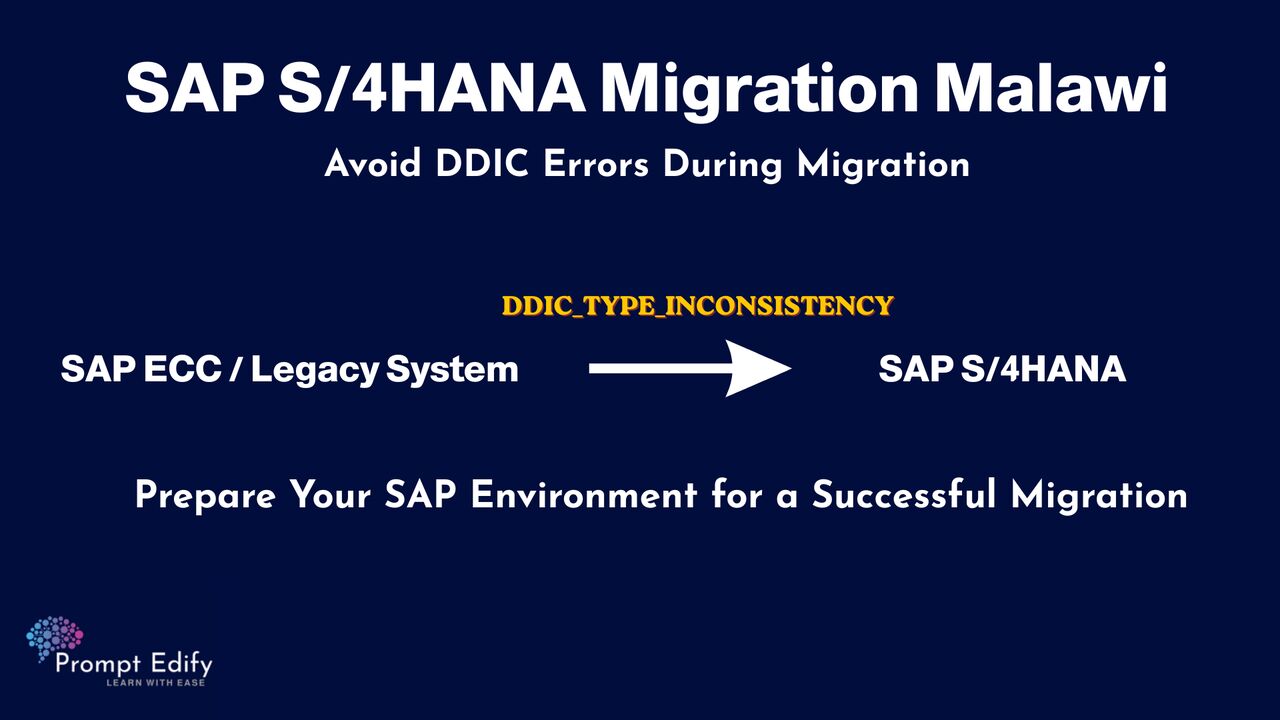Cape Town, Education, SAP S/4HANA Migration Malawi: DDIC Error Solutions