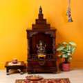 INR 25309,  Handcrafted Wooden Pooja Mandir Online For Your Home